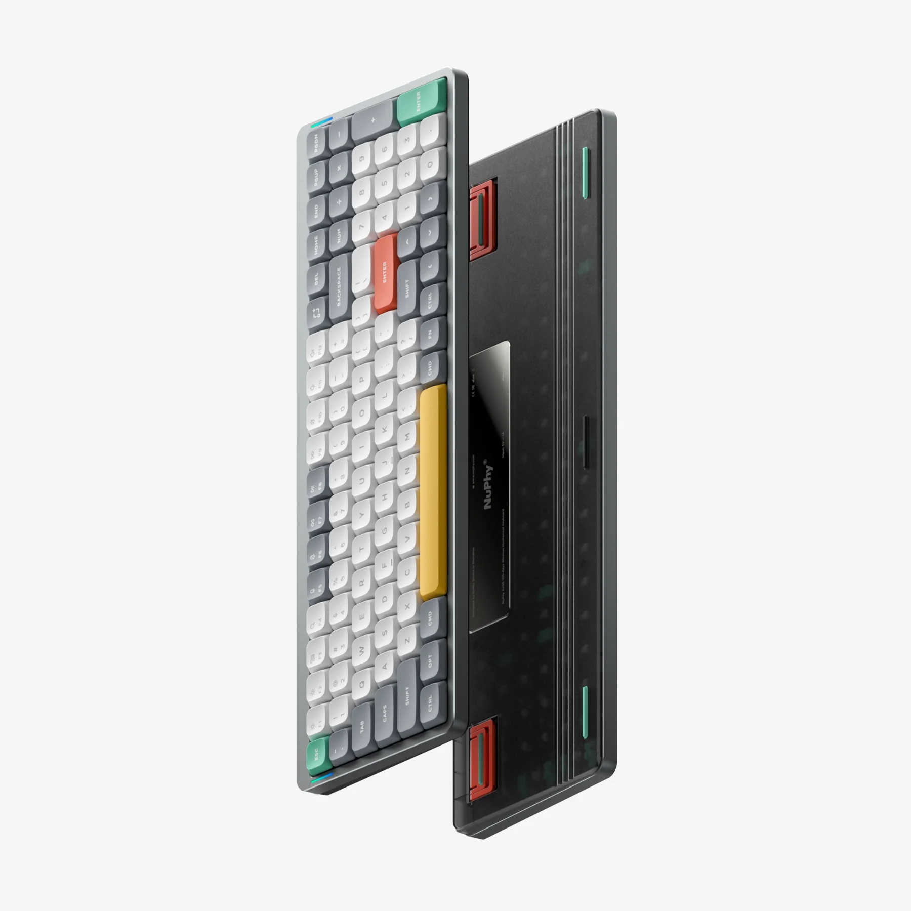 The Field mechanical keyboard from the front.